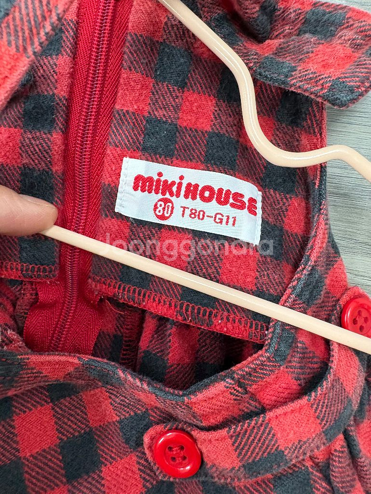 유아 여아 아기 미키하우스 오버롤원피스(80)--7