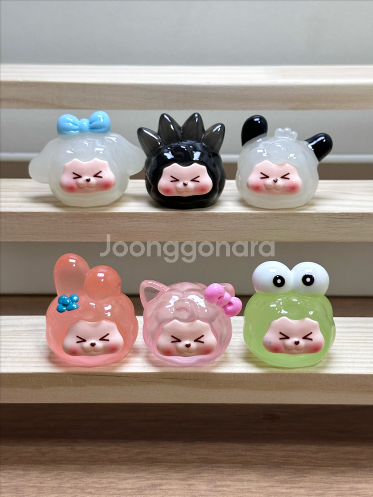 수지 제작 피규어 야광 산리오 모찌 헬로키티 마이멜로디 시나모롤--0