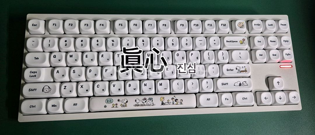 (*풀윤활) 진심 QK80 유/무선 핫스왑 커스텀 기계식 키보드 게이밍--1