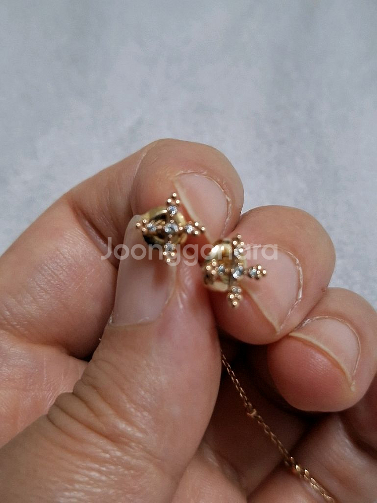 14k 골드귀걸이--2