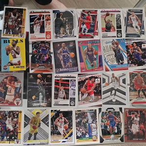 NBA카드 일괄판매 59장 + 탑로더10개
