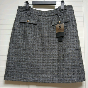 칼라거펠트 트위드 스커트(77~88) ㅡ새상품