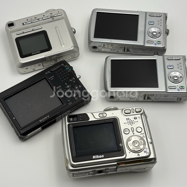 부품/장식용 디지털카메라 5대 일괄 단품가능--1