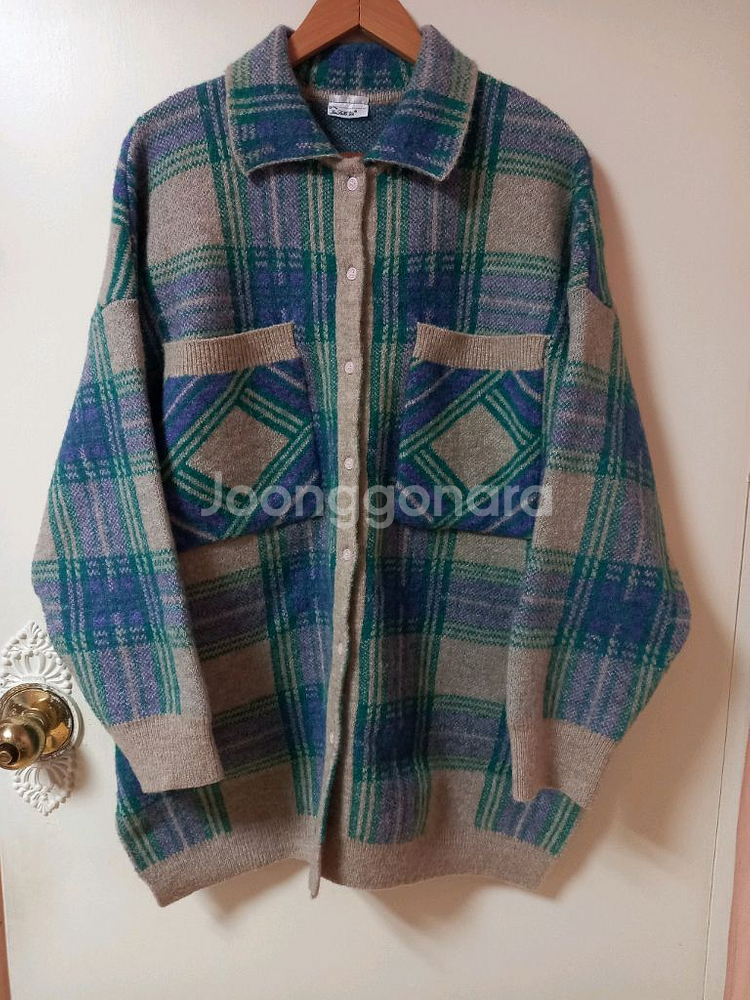 핸드메이드 니트 롱가디건 55~77 프리사이즈--0