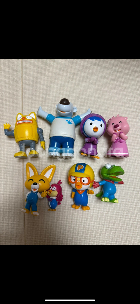 뽀로로 피규어 세투--0