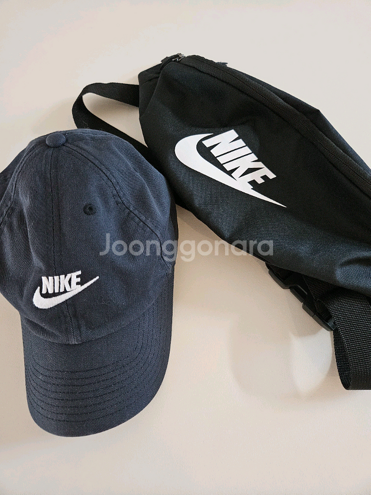 나이키 헤리티지 볼캡 모자 힙색 벨트백 세트--0