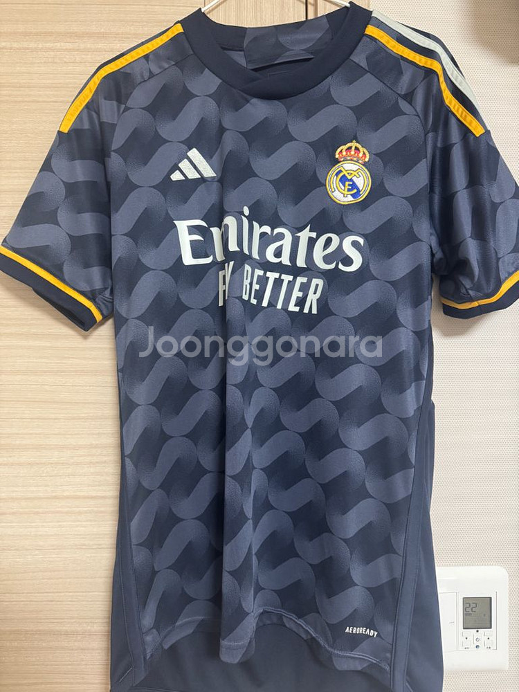 정품 레알 23-24 어웨이 유니폼--0