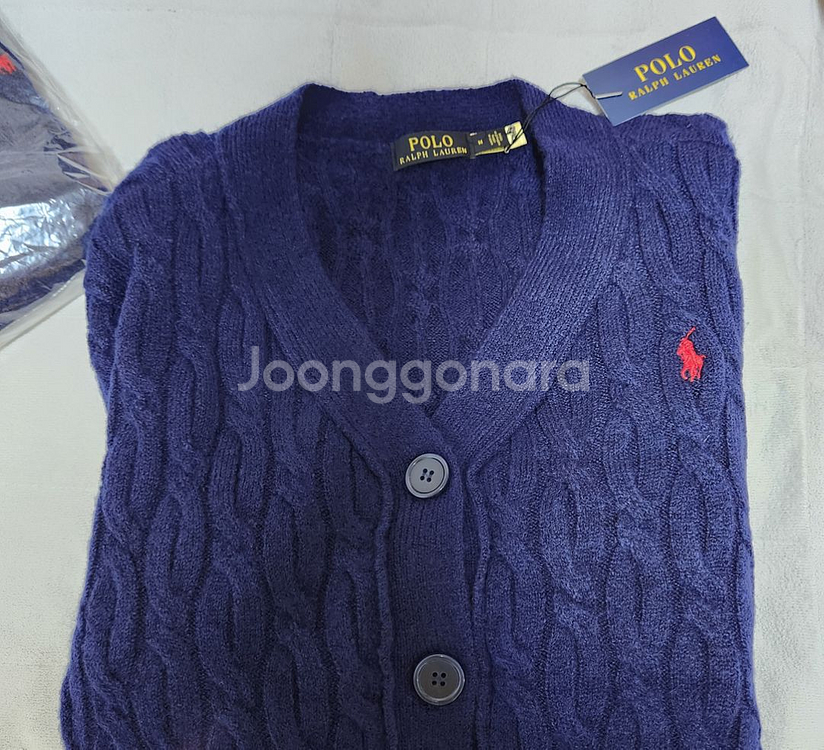 폴로브이넥가디건라지--1
