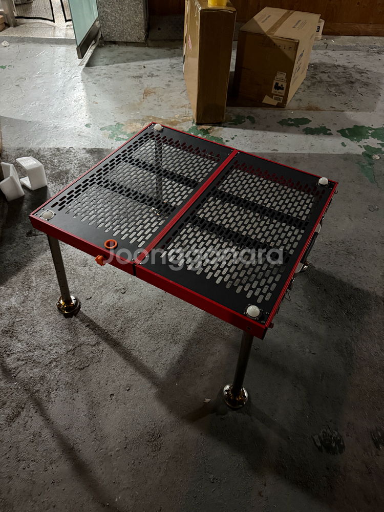 접이식 메쉬 테이블 레드프레임--0