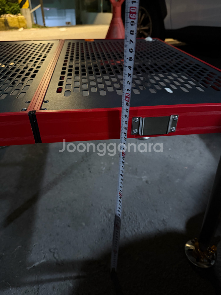 접이식 메쉬 테이블 레드프레임--4