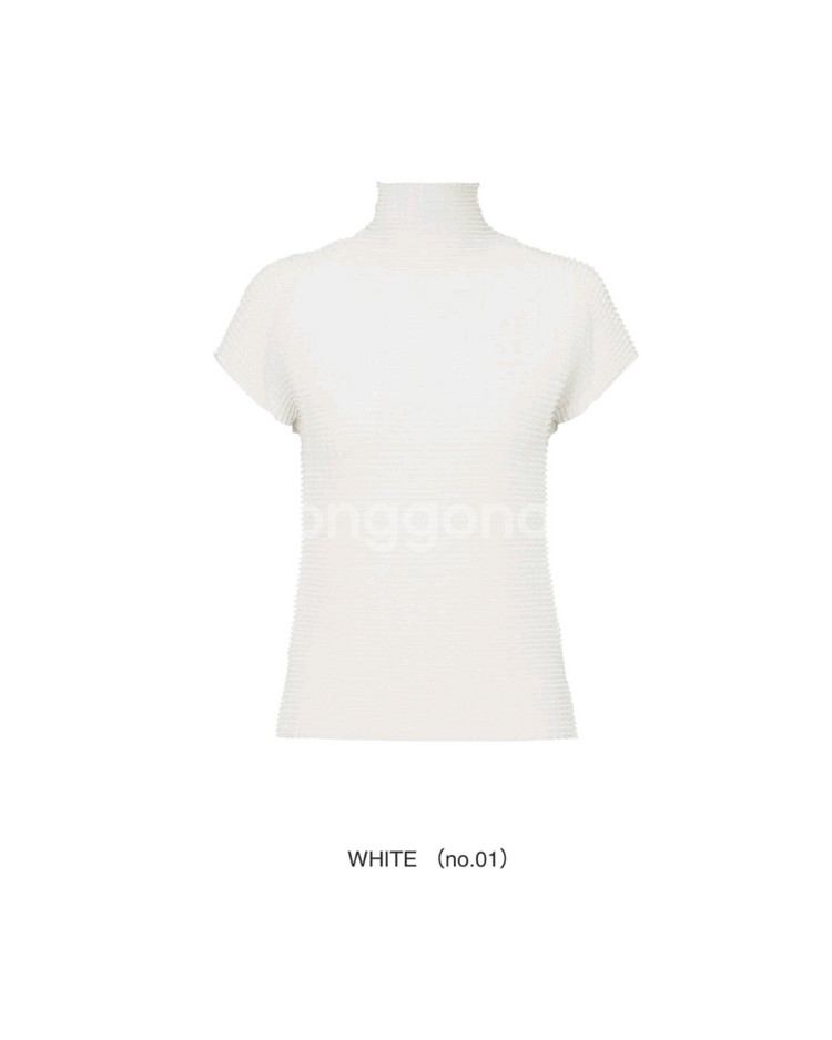 이세이미야케 울리 플리츠 탑,플리츠플리즈--5