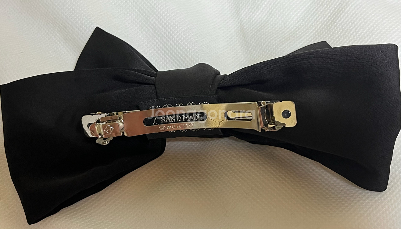 블랙 리본 헤어핀--3