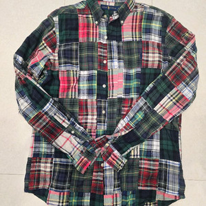 폴로 랄프로렌 패치워크 마드라스 셔츠