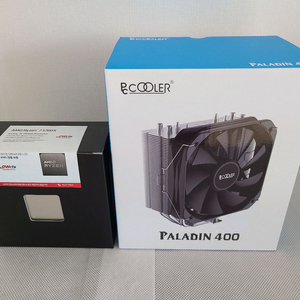 미개봉 AMD 라이젠7 5700X 버미어 멀티팩정품 + 피씨쿨러 팔라딘400