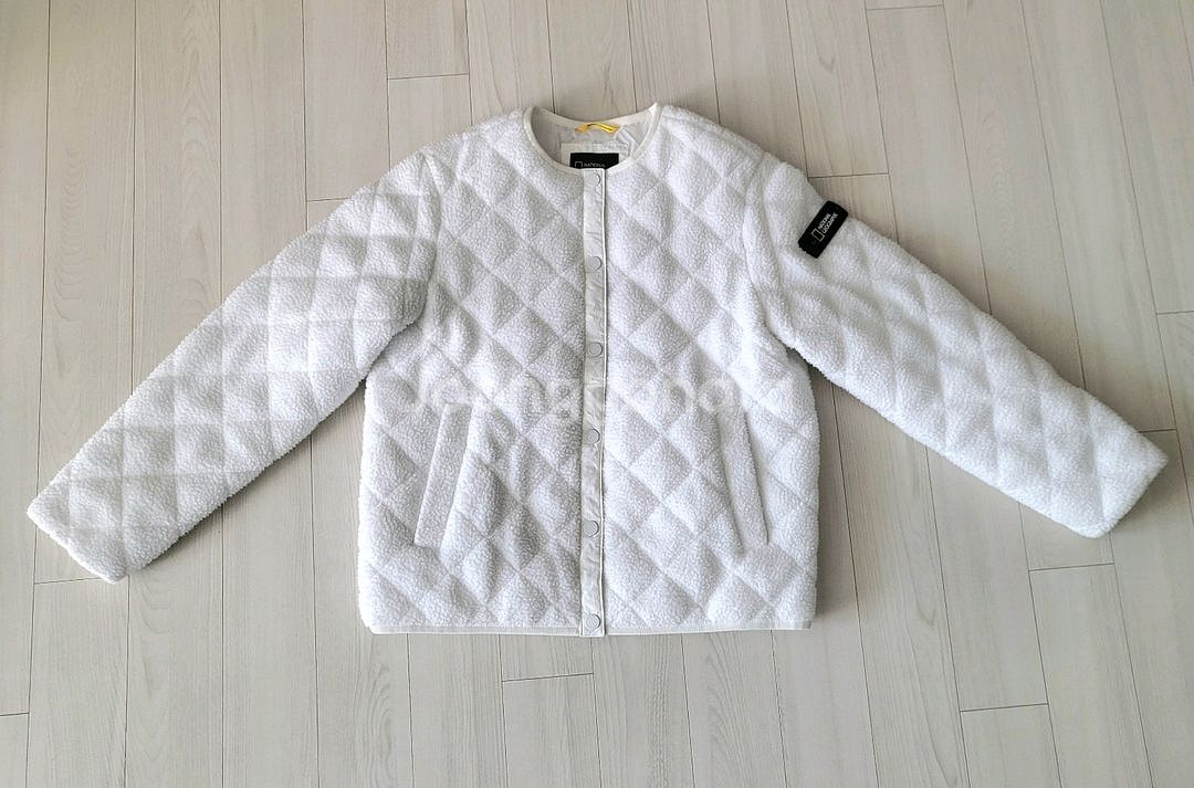 내셔널지오그래픽키즈 퀼팅 뽀글이 후리스 자켓--0