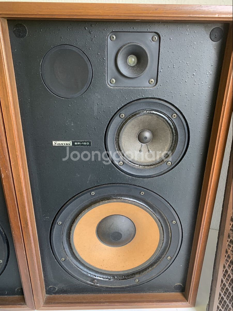 산수이 sp-150 빈티지 대형 궤짝 스피커 1조/레트로 오디오 앤틱 엔틱 가게 카페 매장 하이파이 사운드 음악감상--2