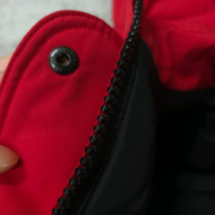 캐나다구스 여성 패딩 XS 레드 (정품) 이미지