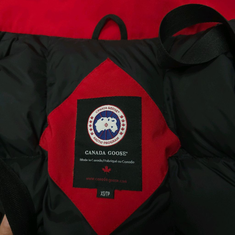 캐나다구스 여성 패딩 XS 레드 (정품) 이미지