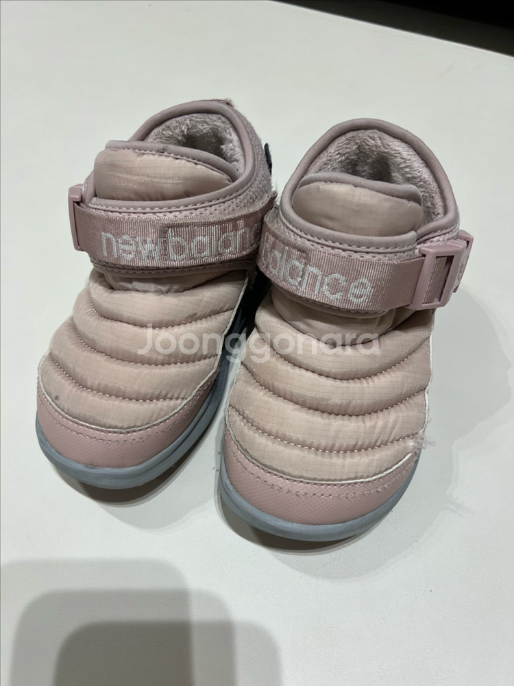 뉴발란스 키즈 패딩부츠 방한부츠 핑크 170--0