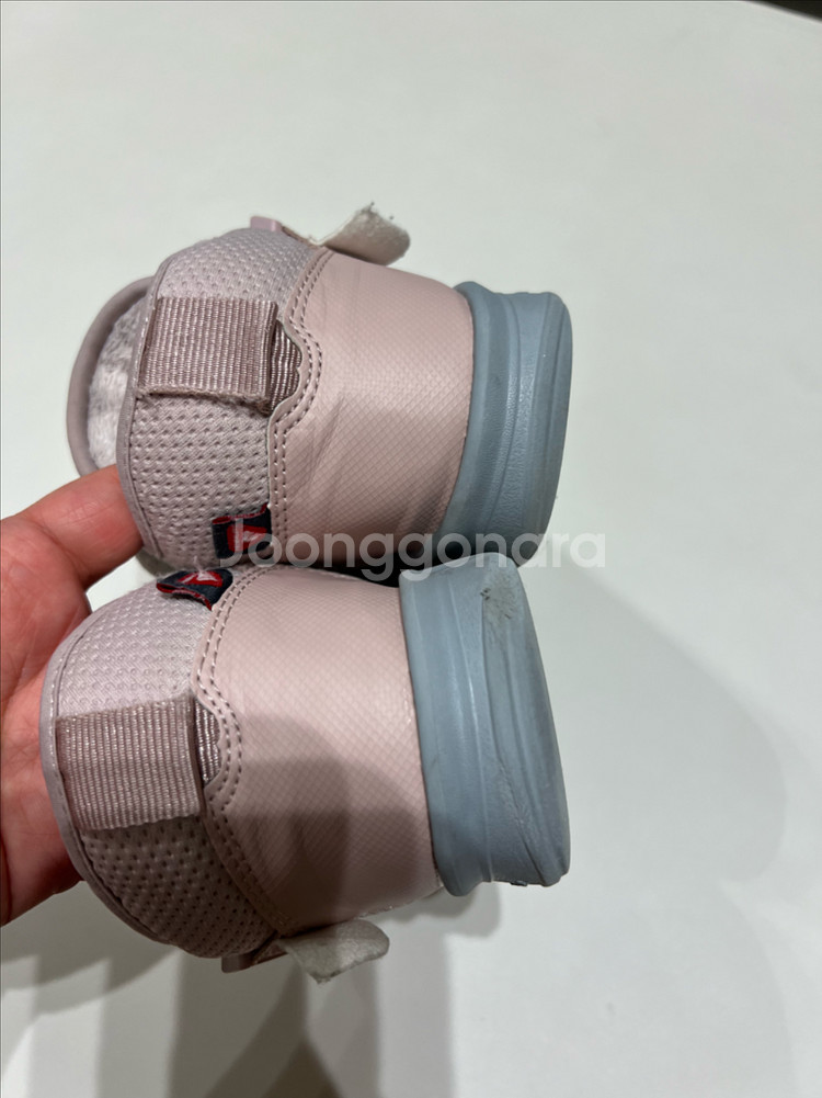 뉴발란스 키즈 패딩부츠 방한부츠 핑크 170--3