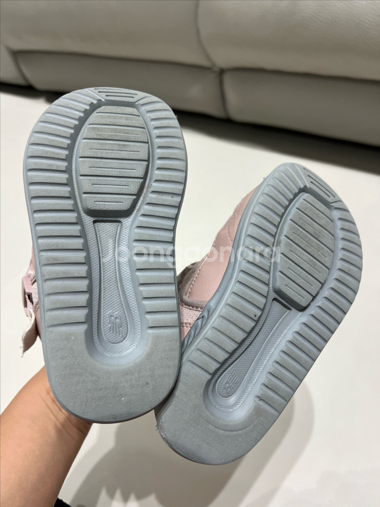 뉴발란스 키즈 패딩부츠 방한부츠 핑크 170--4