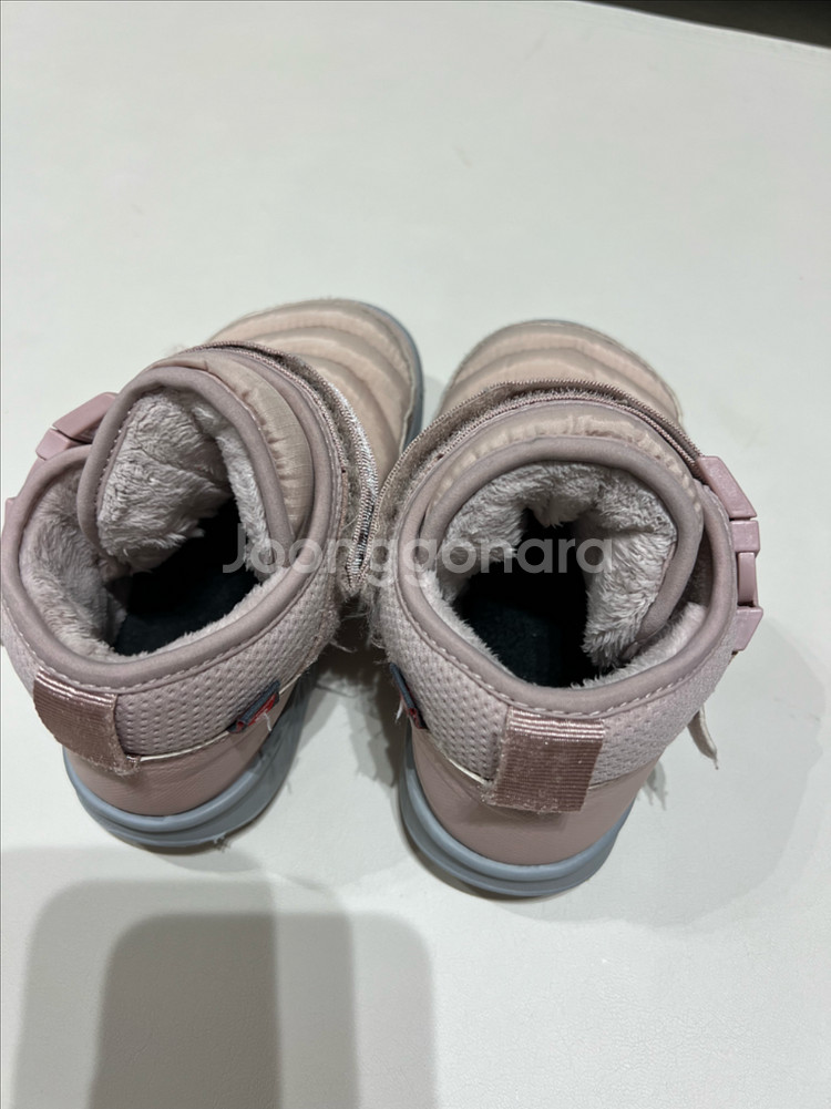 뉴발란스 키즈 패딩부츠 방한부츠 핑크 170--2