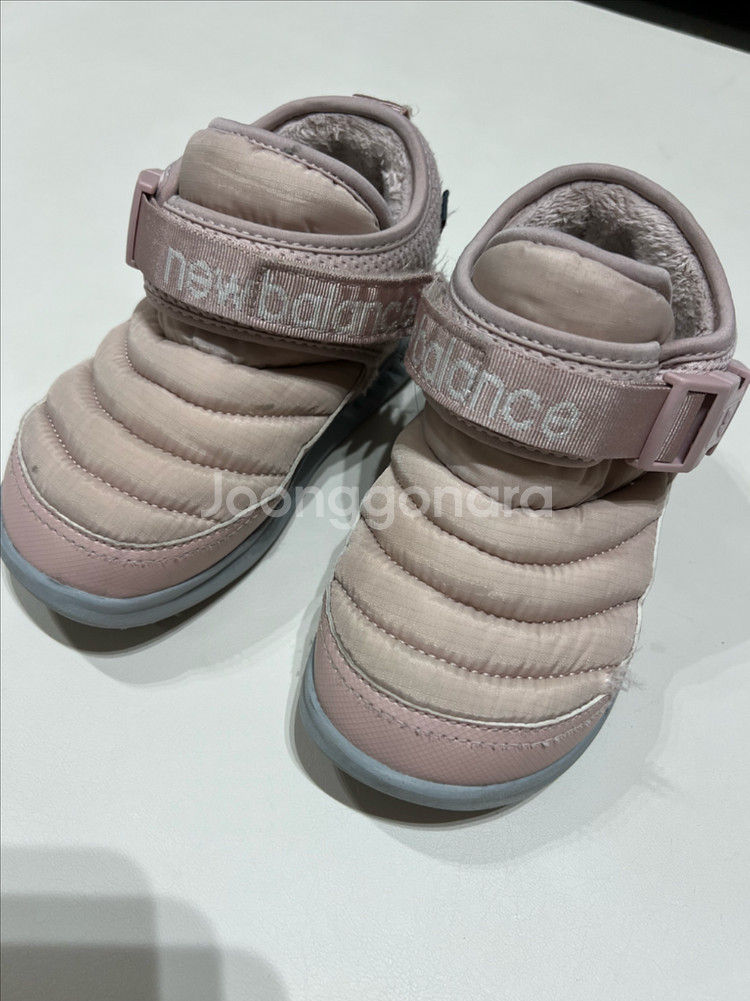 뉴발란스 키즈 패딩부츠 방한부츠 핑크 170--6