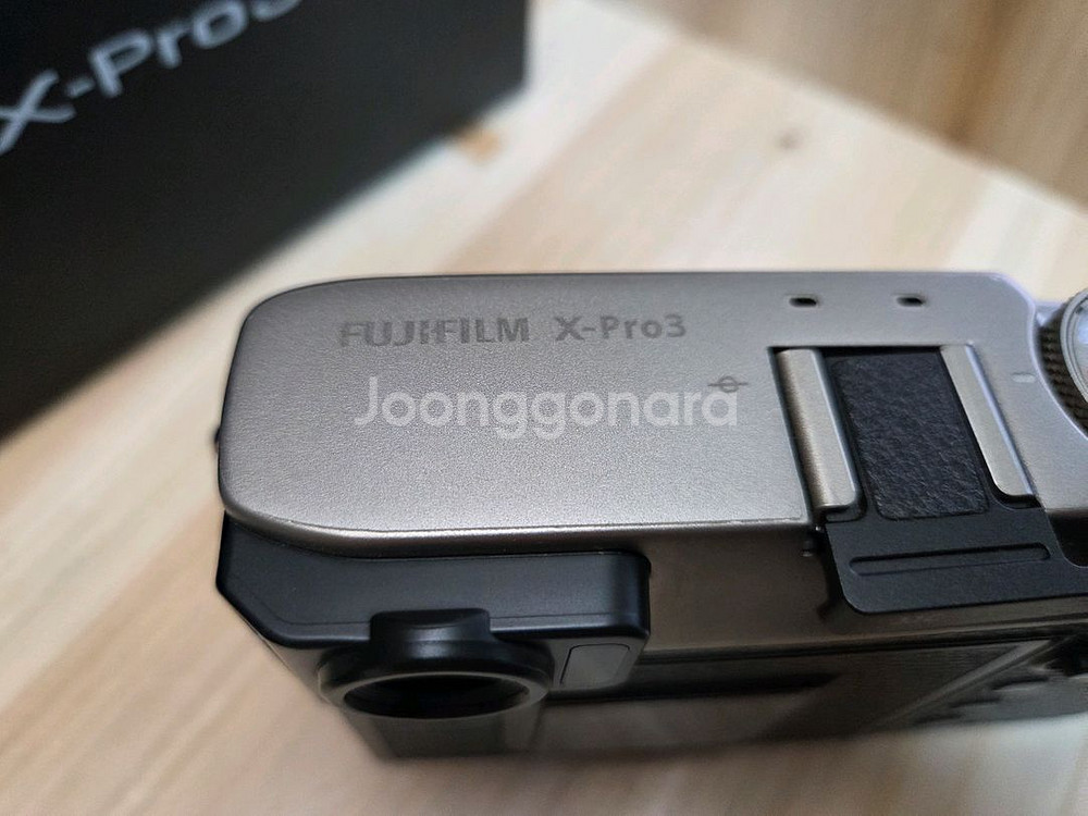 후지 X-PRO3 듀라실버 바디캡렌즈 포함--1
