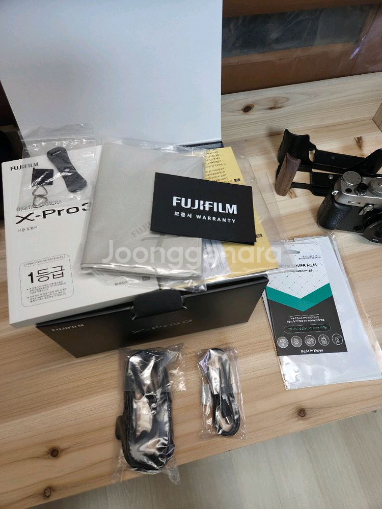 후지 X-PRO3 듀라실버 바디캡렌즈 포함--7