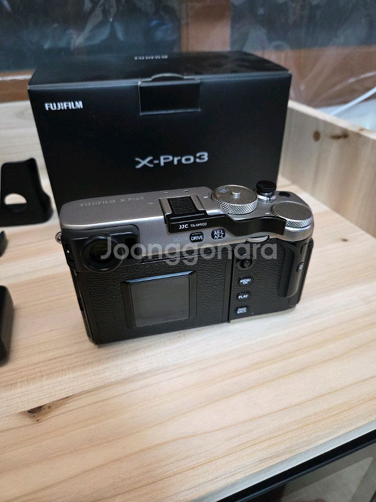 후지 X-PRO3 듀라실버 바디캡렌즈 포함--5