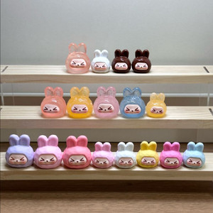 수지 제작 피규어 매트 마블 투명 야광 다이아몬드 토끼 미니어처 오브제