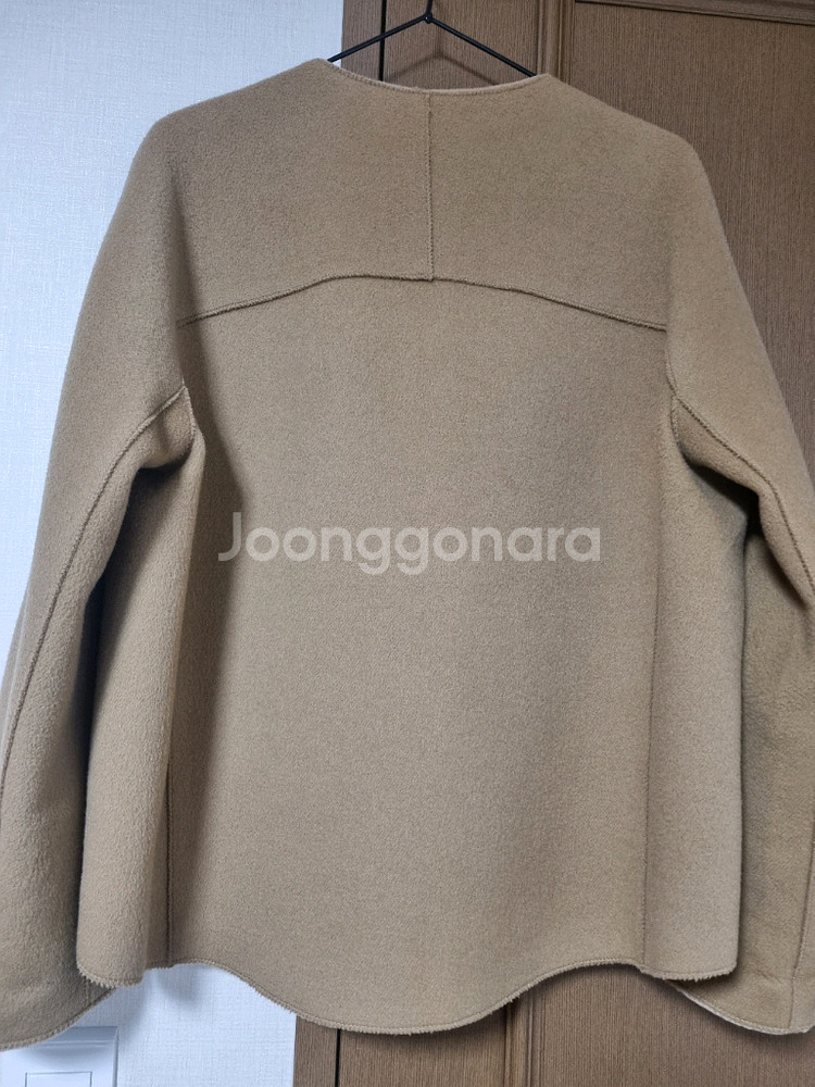 sjsj 울 캐시미어블랜드 하프코트 55--2