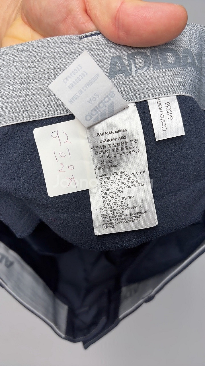 9946번 아디다스 [겨울] 남자 골프 바지 36 인치--2