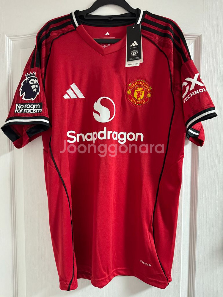 2025-26 맨유 맨체스터 유나이티드 홈 셰슈코 EPL 리그 풀마킹 저지 유니폼 / XL--1