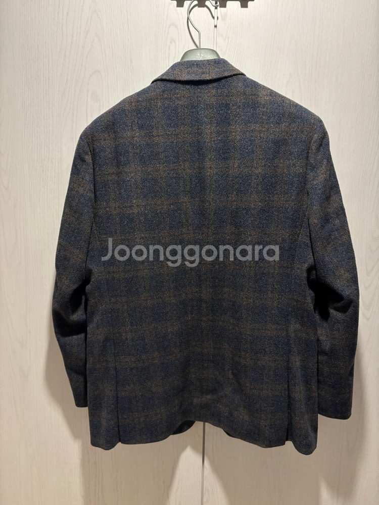 코오롱 브렌트우드 체크울자켓105--3