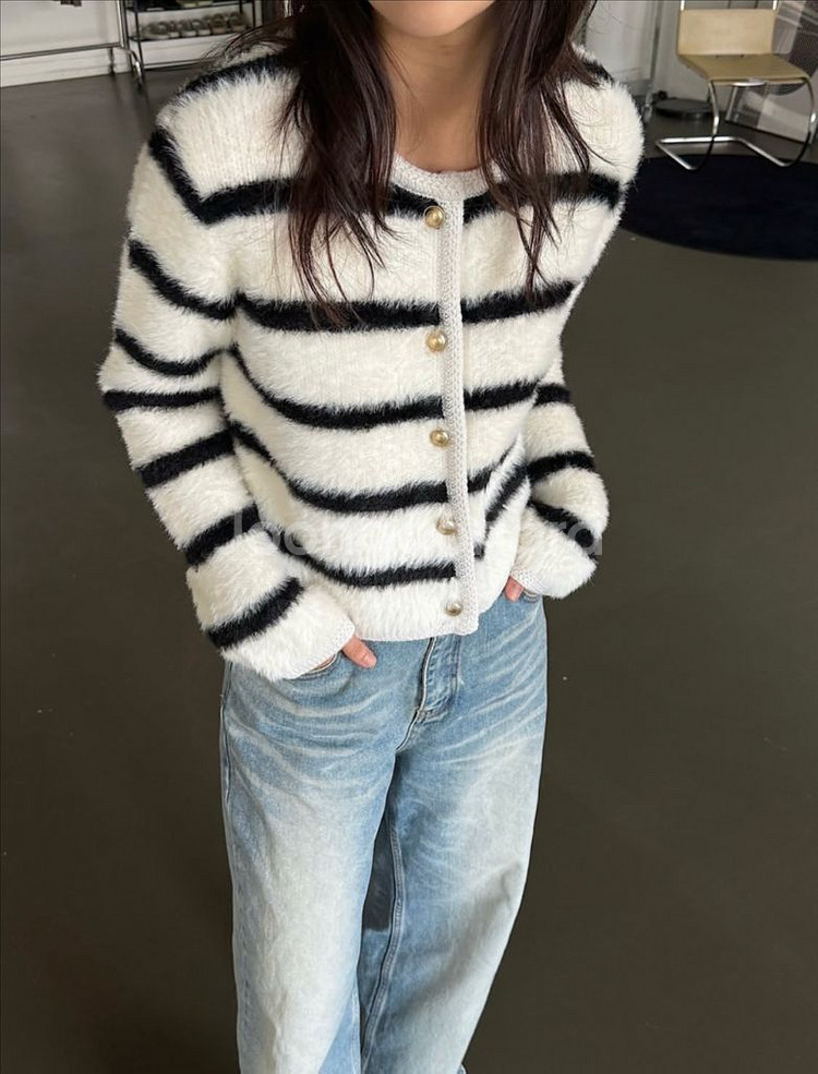 <새상품> 앙고라 가디건 3color--3