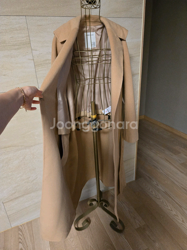 [66] 에고이스트 밸트 울 롱코트--8