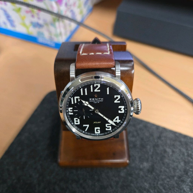 제니스 파일럿 타입20 40mm 시계--0