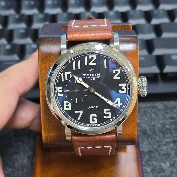 제니스 파일럿 타입20 40mm 시계--1