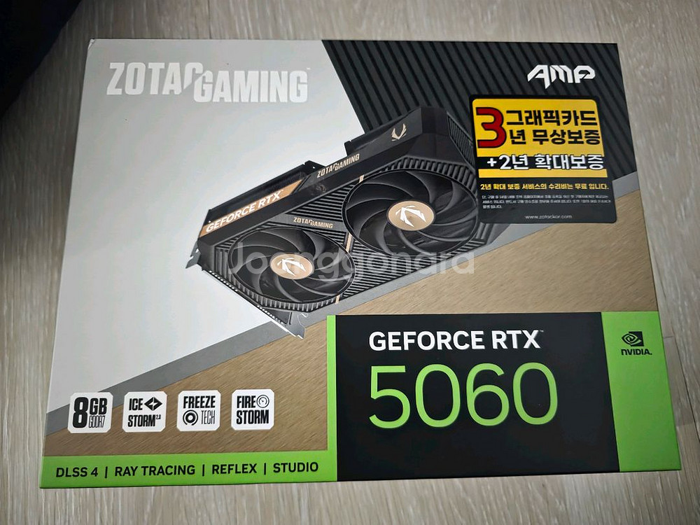 ZOTAC GAMING 지포스 RTX 5060 그래픽카드 미개봉 새상품--0