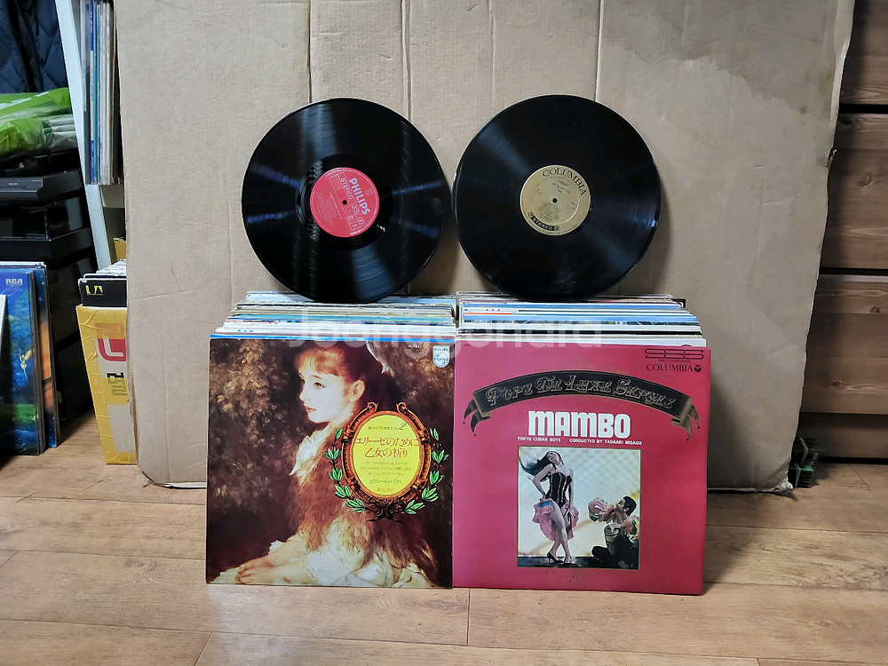 LP 음반 100장 일괄판매 (2 오디오 앰프 스피커--0