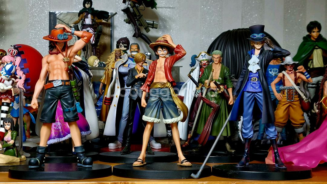 원피스 루피 에이스 사보 반프레스토 DXF 그랜드라인맨 피규어--1