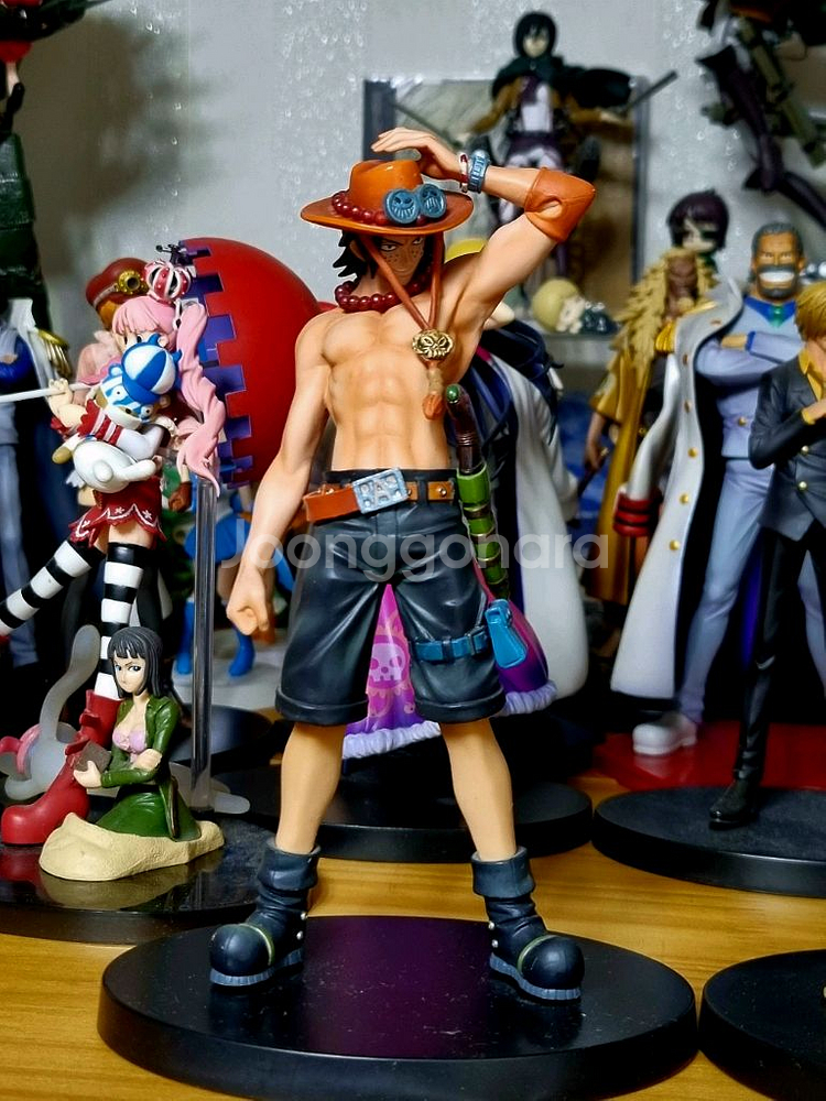 원피스 루피 에이스 사보 반프레스토 DXF 그랜드라인맨 피규어--4