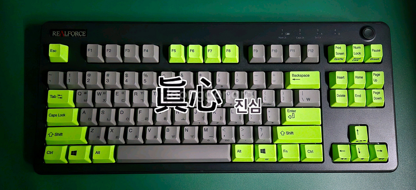 (*풀윤활) 리얼포스 r3 BT 커스텀 저소음 30g 토프레 무선 키보드--1