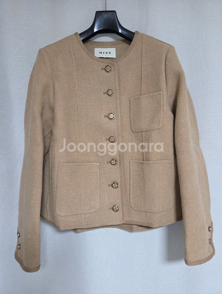 마인 로고버튼 카멜자켓 (랑방,마인,타임,더캐시미어)--1