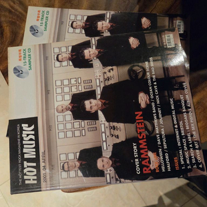 HOT MUSIC 잡지 2000,2001년 새책재고 부록cd포함