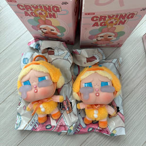 팝마트 크라이베이비 어게인 인형 키링 오리