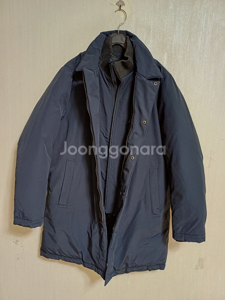 코오롱 시리즈 간절기.겨울 오리솜털 하프패딩(슬림100--0