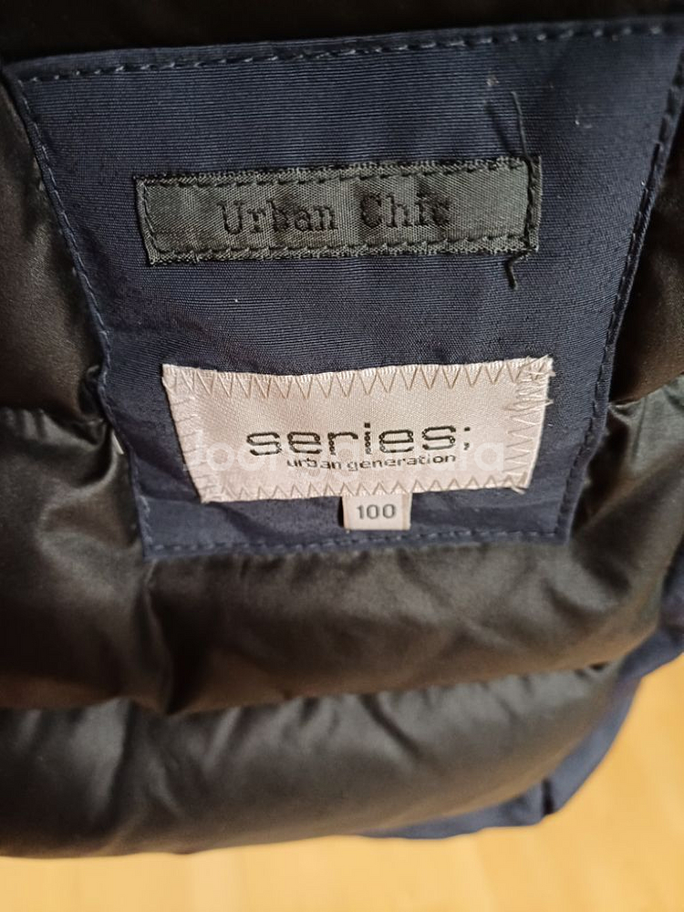 코오롱 시리즈 간절기.겨울 오리솜털 하프패딩(슬림100--7