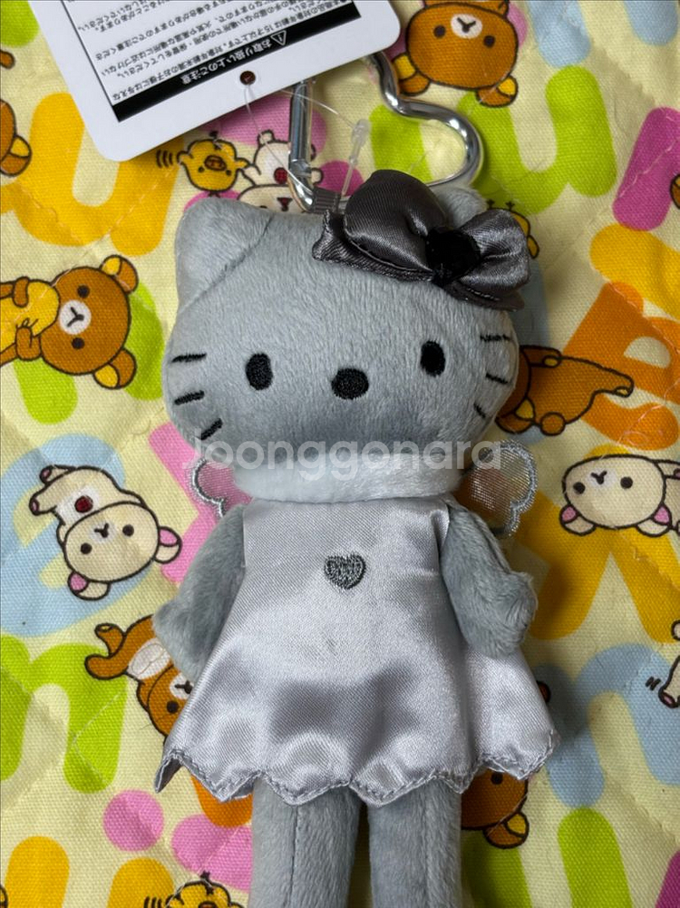 블랙엔젤 헬로키티 롱다리 인형키링 [일본정품 새상품]--1